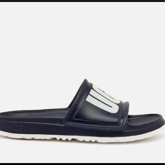 UGG Men’s Wilcox Slide Sandals - Dark Sapphire.