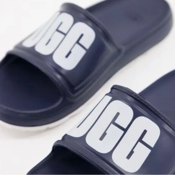 UGG Men’s Wilcox Slide Sandals - Dark Sapphire.