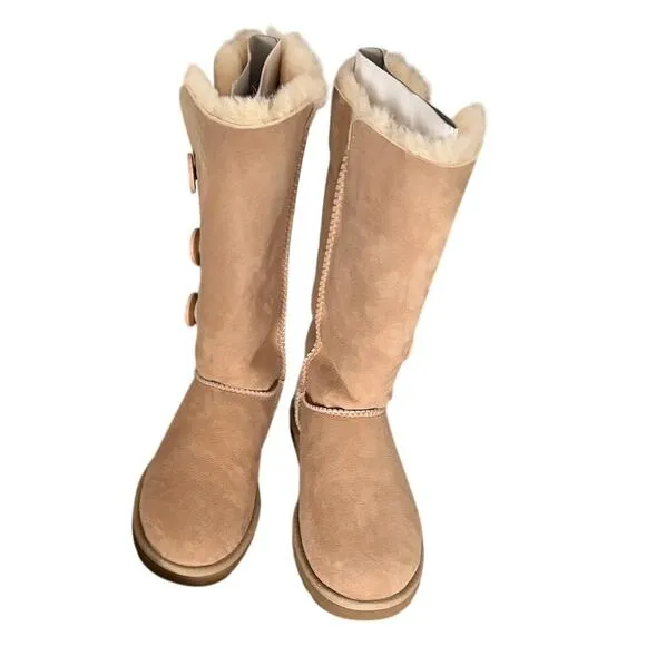 UGG Shearling Button Boots | Size 9 | Cozy Suede Winter Desert Festival Vibe