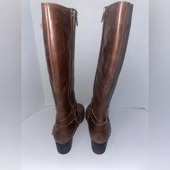 UGG Women’s Brown Bandera Tall Leather Boot Size 9
