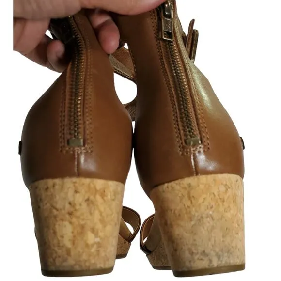 UGG | Zoe II -Open Toe, Ankle Strap, Wedge Sandals | Size 9.5