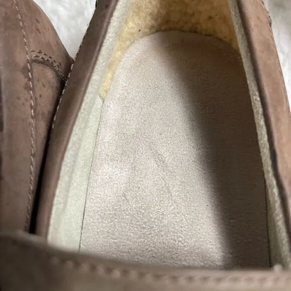 Ugg Australia Men Barren Nubuck Penny loafers slip on size 9.5