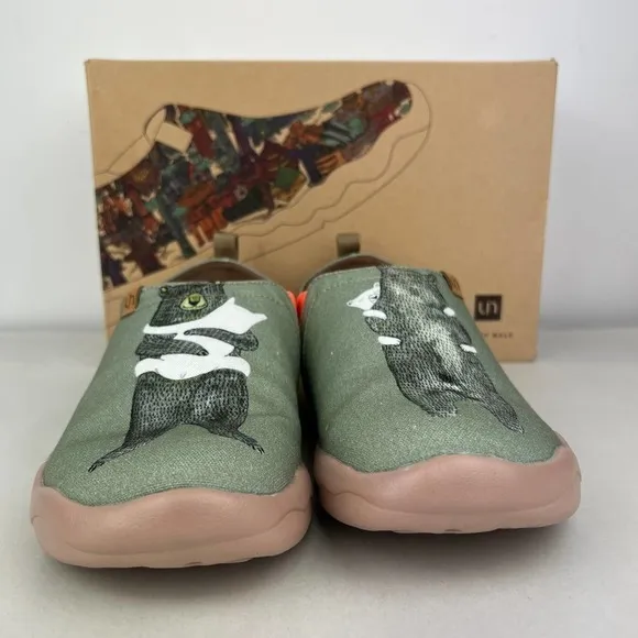 UIN Footwear Bears Hug Artistic Slip On Loafers Mens Size: 43 US: 9.5