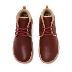 UIN Men's Split Leather lace-up Boots Casual Shoes ( BILBAO BURGUNDY )