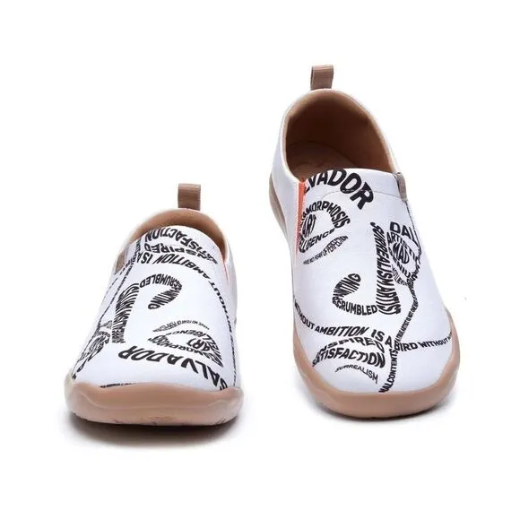 UIN Men's Walking Shoes Slip On Loafers (ABSTRACT DALI TOLEDO I)