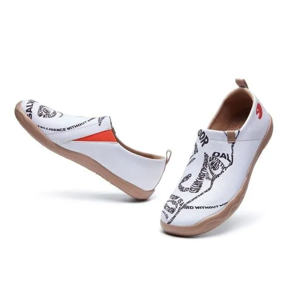 UIN Men's Walking Shoes Slip On Loafers (ABSTRACT DALI TOLEDO I)