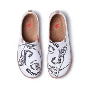 UIN Men's Walking Shoes Slip On Loafers (ABSTRACT DALI TOLEDO I)