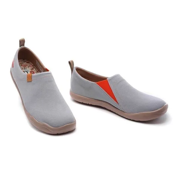 UIN Men's Walking Shoes Slip On Loafers (Toledo Grey)
