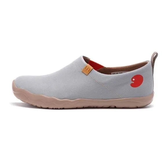 UIN Men's Walking Shoes Slip On Loafers (Toledo Grey)