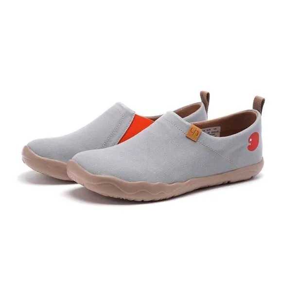 UIN Men's Walking Shoes Slip On Loafers (Toledo Grey)