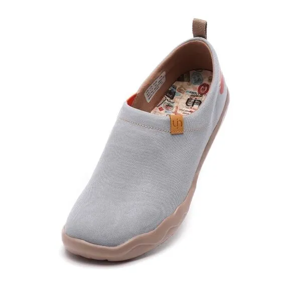 UIN Men's Walking Shoes Slip On Loafers (Toledo Grey)