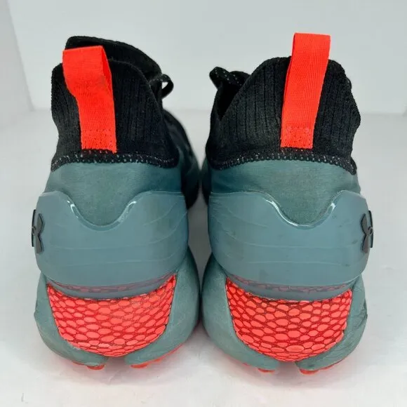 Under Armour HOVR Mens 3022590-402 Gray Black Lace Up Athletic Size 14 Sneakers