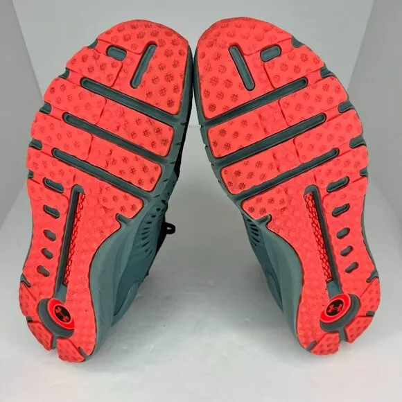 Under Armour HOVR Mens 3022590-402 Gray Black Lace Up Athletic Size 14 Sneakers