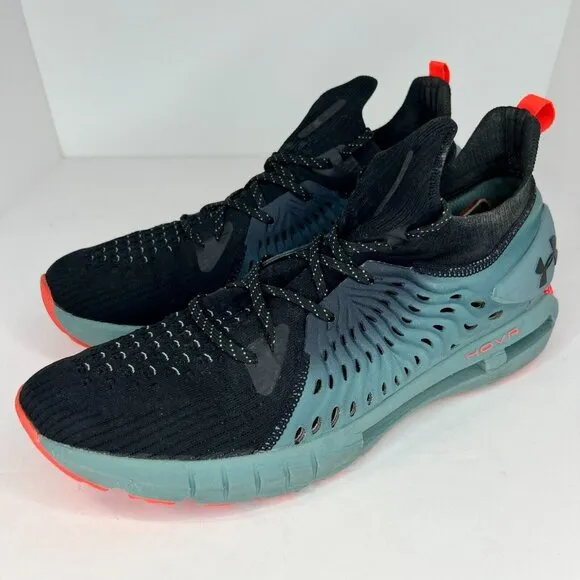 Under Armour HOVR Mens 3022590-402 Gray Black Lace Up Athletic Size 14 Sneakers