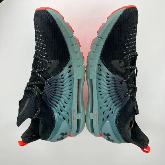 Under Armour HOVR Mens 3022590-402 Gray Black Lace Up Athletic Size 14 Sneakers