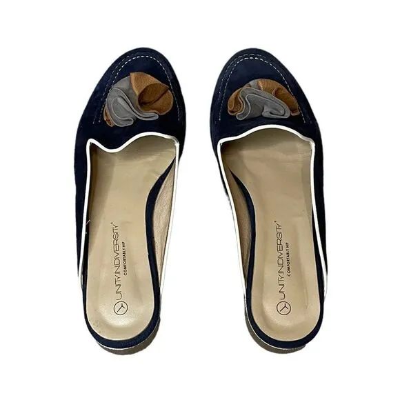 Unity.In.Diversity Comfortably Hip Slip On Suede Loafers