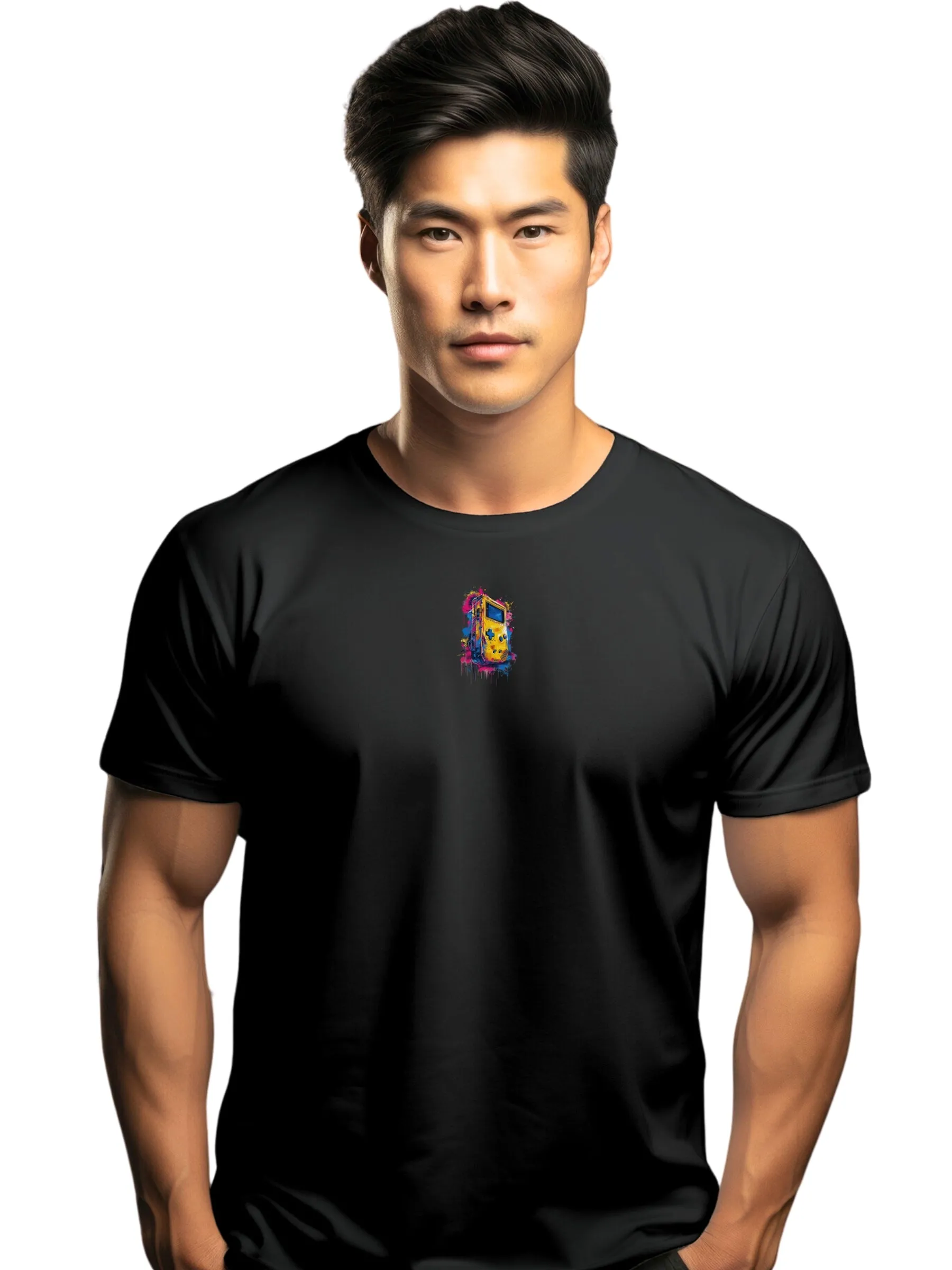 Urban Graffiti Game Boy T-Shirt - Cool Graphic Tee for Men