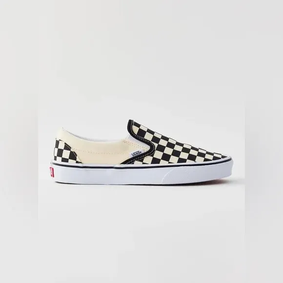 Urban Outfitters Free People Vans Women's Classic Checkerboard Slip on Sneakers
