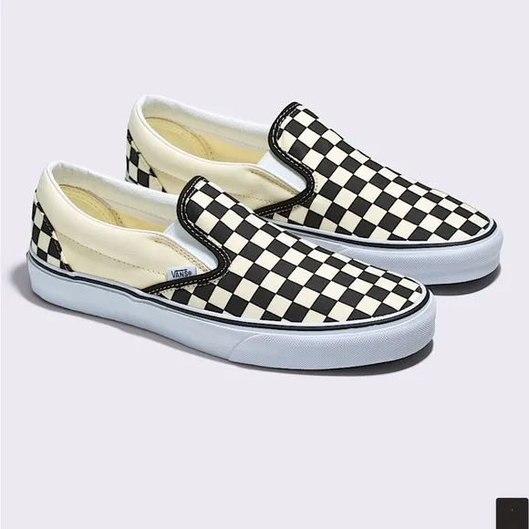 Urban Outfitters Free People Vans Women's Classic Checkerboard Slip on Sneakers