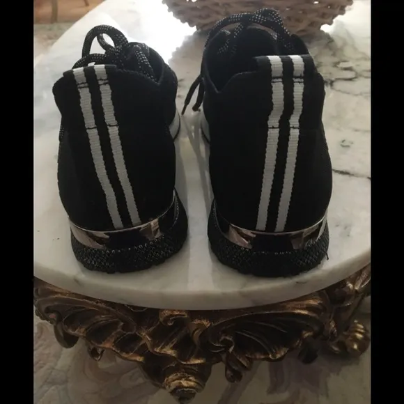 Urban Sport by J Slides NWOT black/gold embellished sneakers size 8M