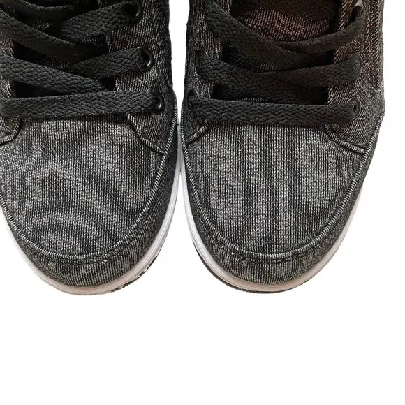 US POLO ASSN SNEAKERS HIGH TOPS SHOES RUBBER SOLE MILA4 ZIP LACE UP SZ 6
