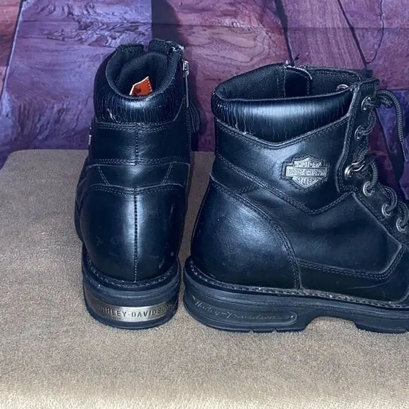 Used Harley Davidson riding boots in size 8 1/2