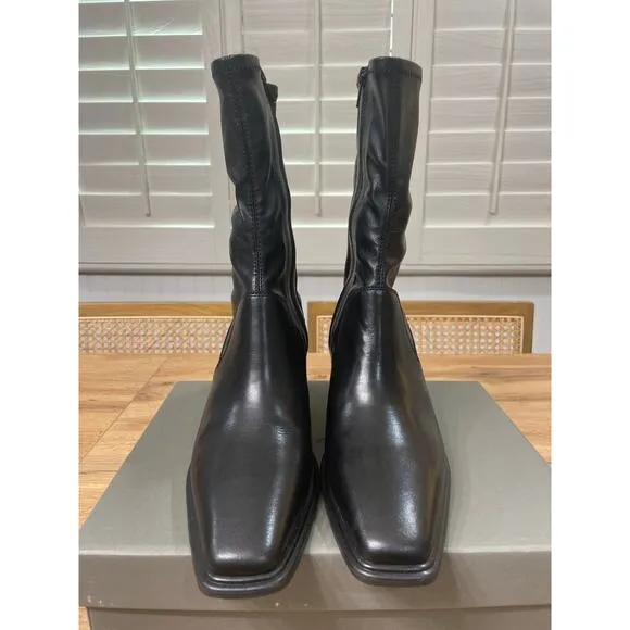 Vagabond Aino Black Boots Size 8 US 38 EU NIB Contemporary Stretch Ankle Boots