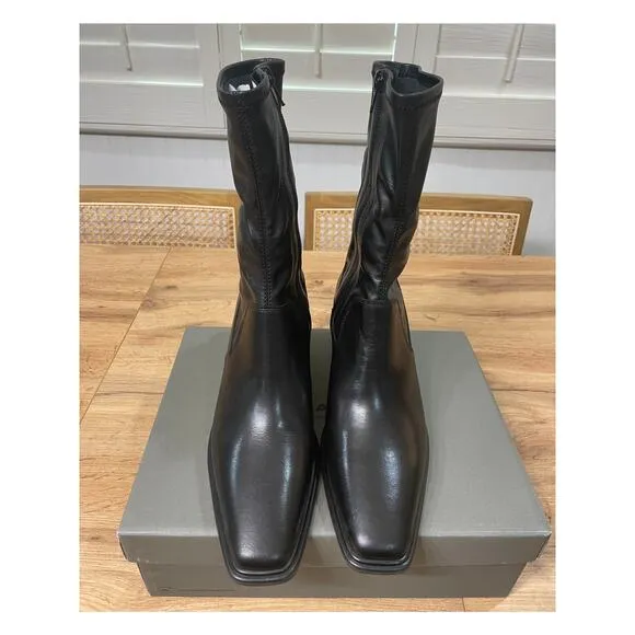 Vagabond Aino Black Boots Size 8 US 38 EU NIB Contemporary Stretch Ankle Boots