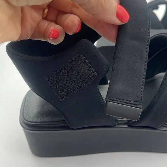 Vagabond Shoemakers Bonnie Platform Sandals Strappy Square Toe NEW Sz 8