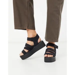 Vagabond Shoemakers Bonnie Platform Sandals Strappy Square Toe NEW Sz 8