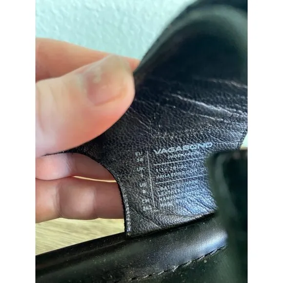 Vagabond Shoemakers Women's Black Chunky Strappy Adjustable Sandals Size 8