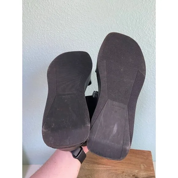 Vagabond Shoemakers Women's Black Chunky Strappy Adjustable Sandals Size 8