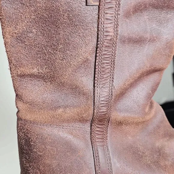 Valverde Del Camino Riding Equestrian Tall Leather Boots Womens Brown Size 9