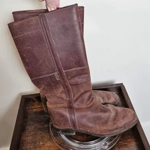 Valverde Del Camino Riding Equestrian Tall Leather Boots Womens Brown Size 9
