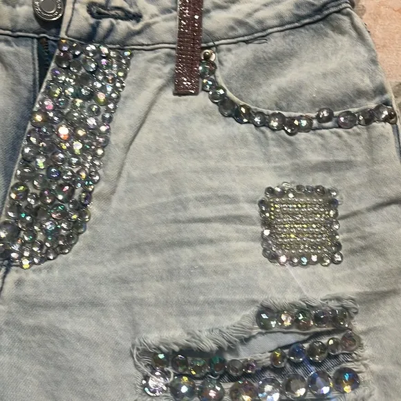 Vanilla Star Denim Shorts