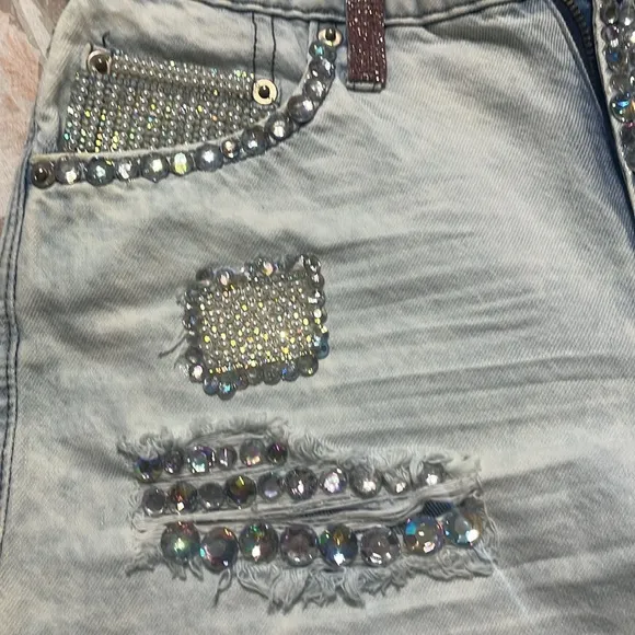 Vanilla Star Denim Shorts
