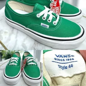 Vans Authentic 44 DX Anaheim Factory Og Emerald Green Sneakers 4.5 Men 6 Women