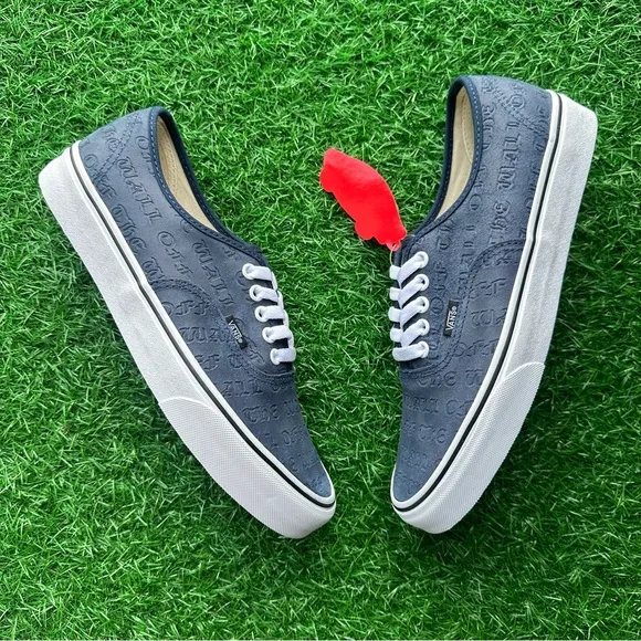 Vans Authentic Deboss Off The Wall Dress Blues True White