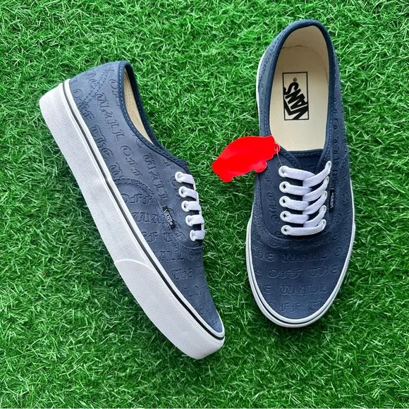 Vans Authentic Deboss Off The Wall Dress Blues True White