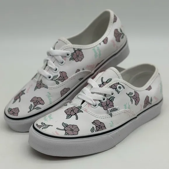 Vans Authentic Floral Print Canvas Sneakers
