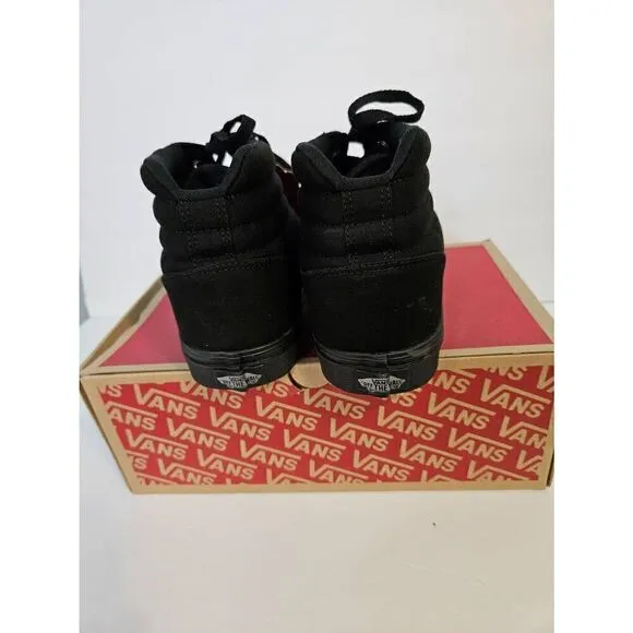 VANS black canvas Ward Hi sneakers. Women's size 11. New in box.