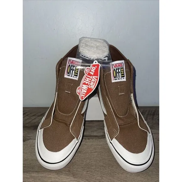 Vans Brown Canvas SK8-HI 138 Decon SF Sneakers - Unisex Shoe M8.5 Or W10