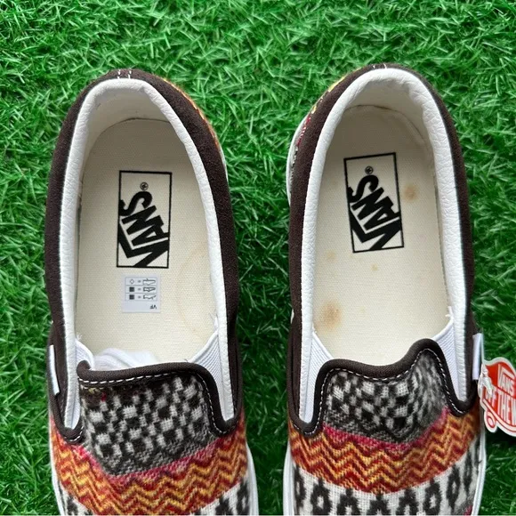Vans Classic Slip On Fair Aisle Brown