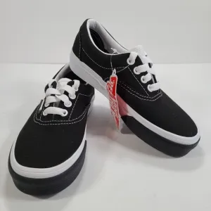 Vans Era Color Block Black White Sneakers Kids Size 13