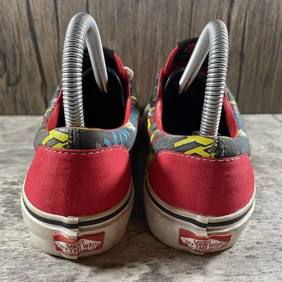Vans ERA X  Marvel Comics Iron Man Red Canvas Sneakers Shoes Men 5.5 Women 7