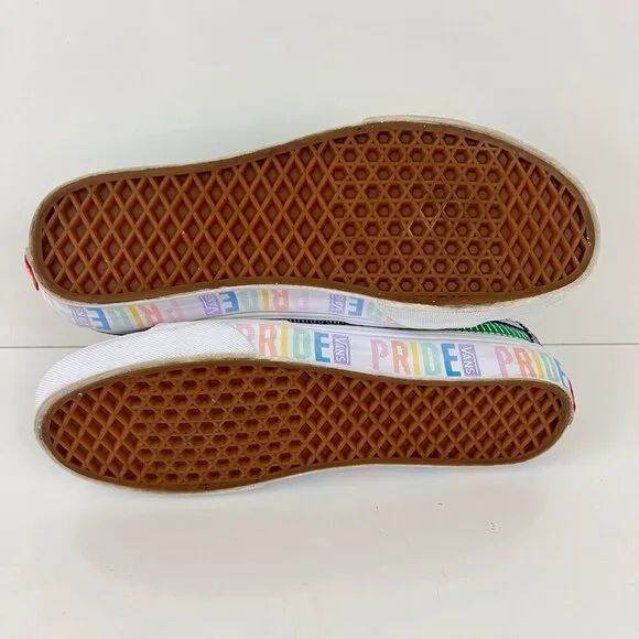 Vans High Top Pride Canvas Skateboard Sneakers Multi Color Womens  10