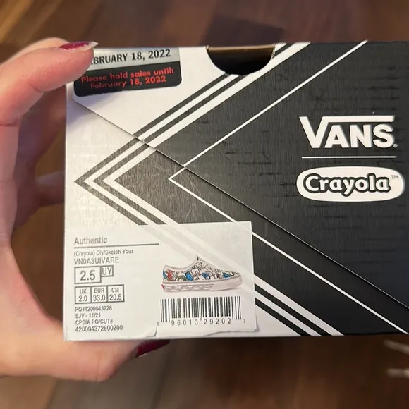 Vans - Kids crayola slip-ons