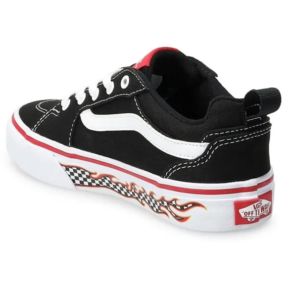 Vans Kids Filmore Flames Canvas Sneakers