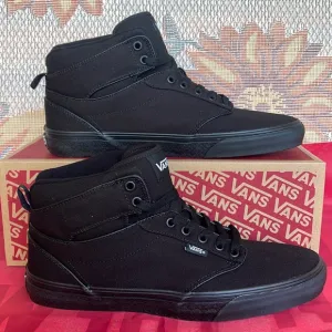 Vans Men’s Atwood Hi(Canvas) Black/BlackVN0A38BV186 Sneakers