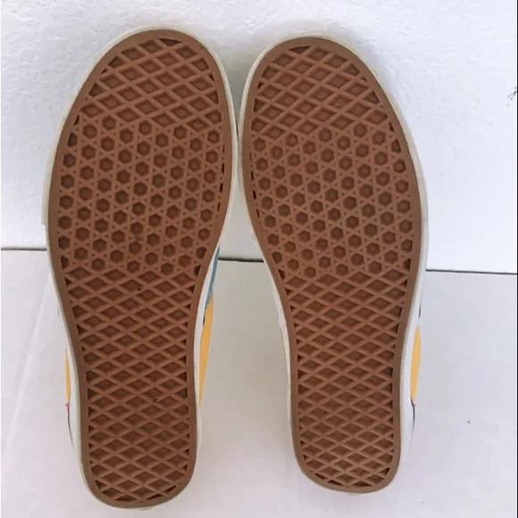 VANS MENS ERA SNEAKERS CANVAS LOW TOP MULTICOLORED LACE UP RETRO 9.5